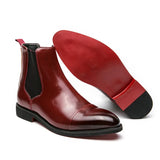 Botas Chelsea de Couro Annibale Carracci