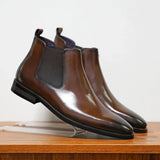 Botas Chelsea de Couro Genuine Leandro Bassano