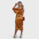 Élise - Vestido de Festa de Seda Luxuosa