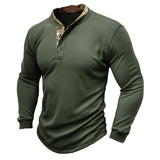 Polo Henley de Manga Longa