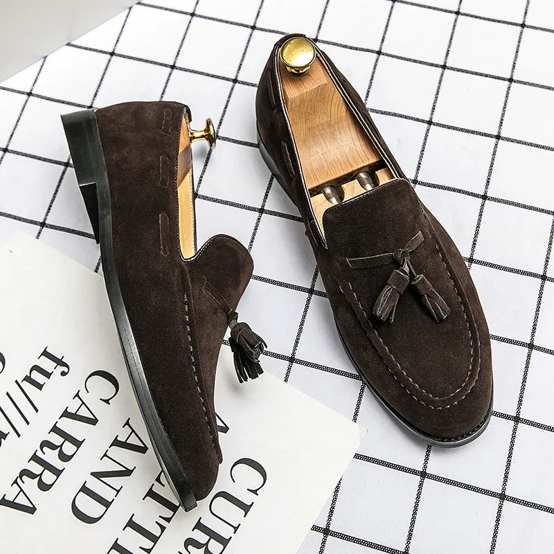 Mocassins de Camurça Michele Fabris com Franja
