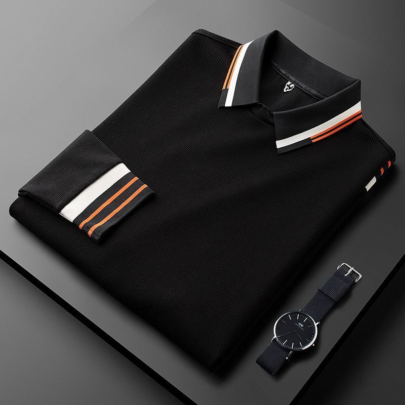 Polo Waffle de Manga Longa Luvior Premium