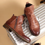 Botas Chelsea de Couro Bernardo Cavallino