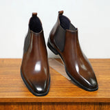 Botas Chelsea de Couro Genuine Leandro Bassano