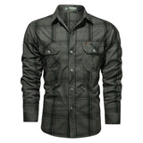 Camisa de Homem Plaid Elegance