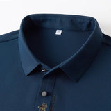 Polo de Seda Premium Barcciano de Manga Longa