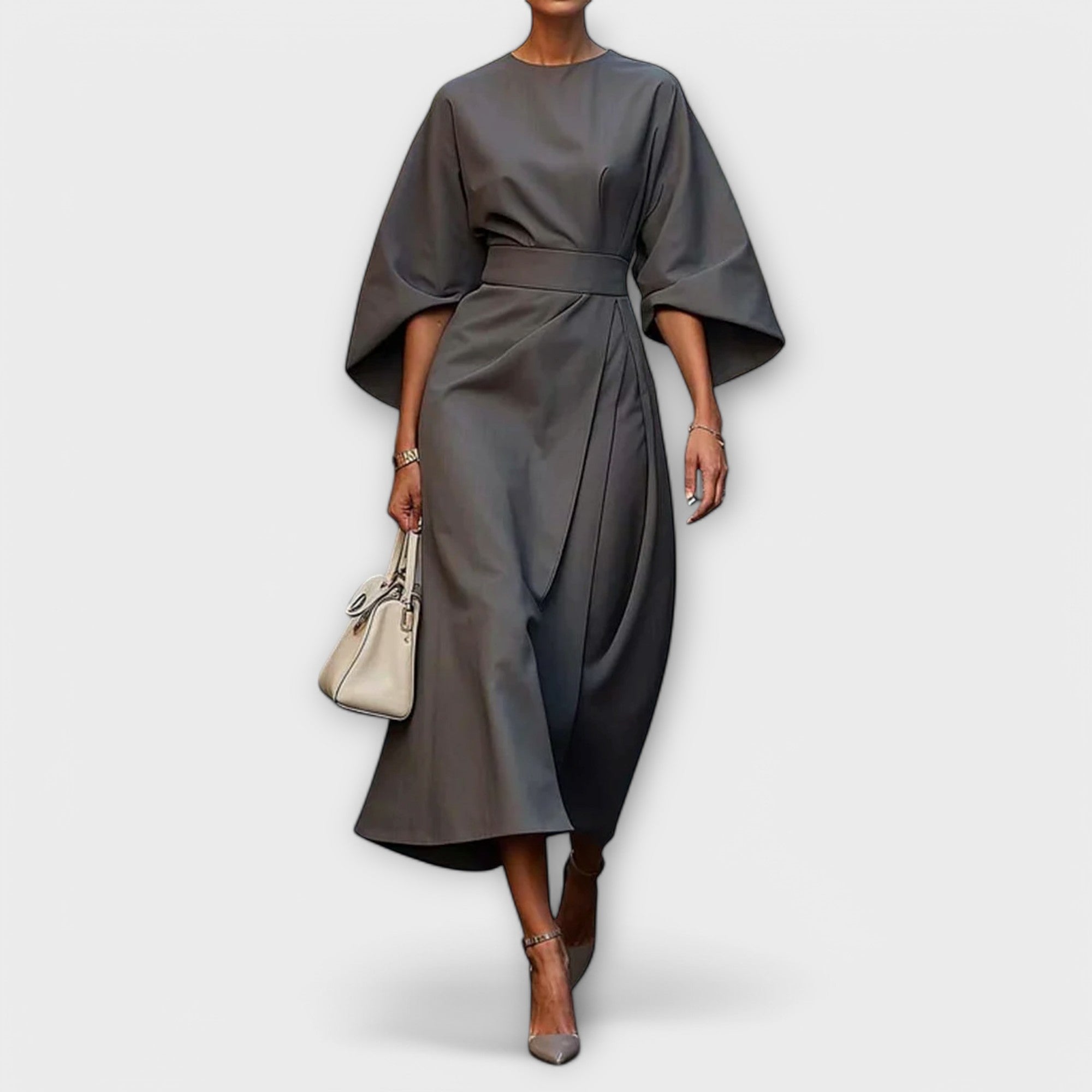 Vestido elegante com mangas