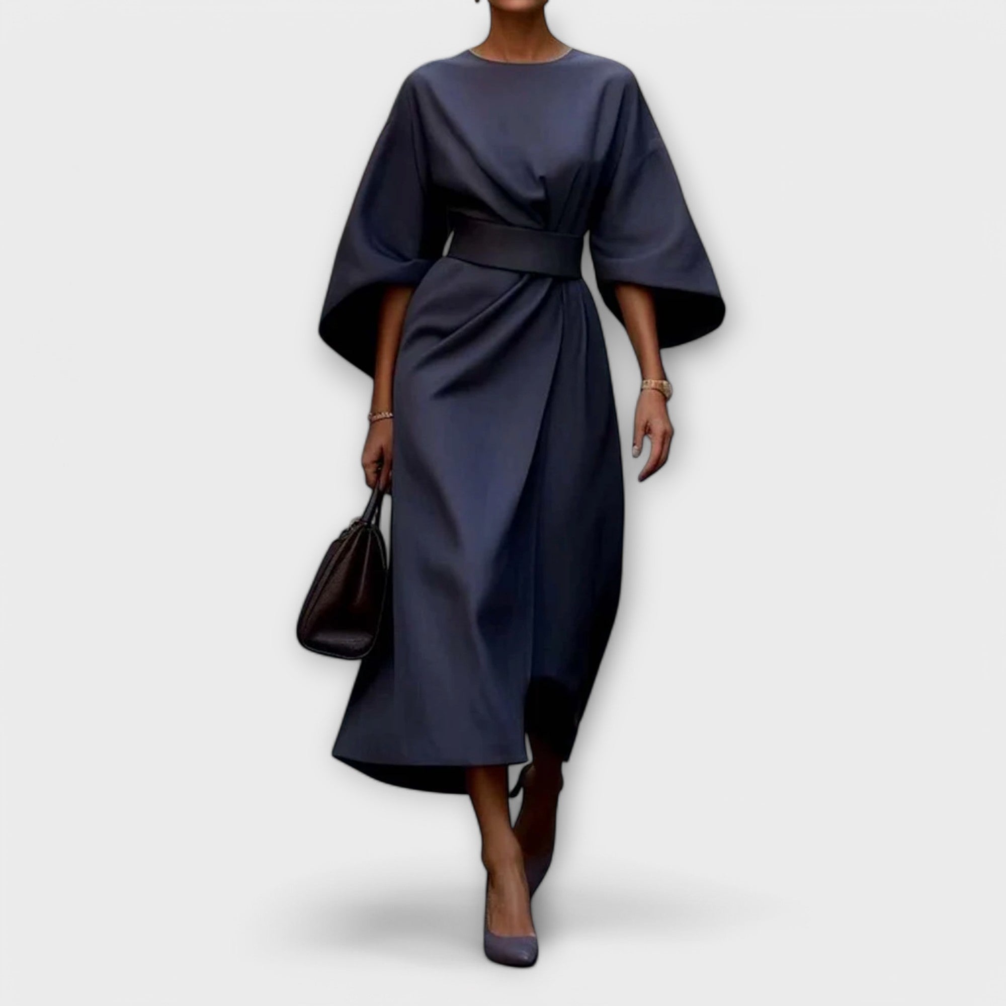 Vestido elegante com mangas