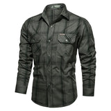 Camisa de Homem Plaid Elegance