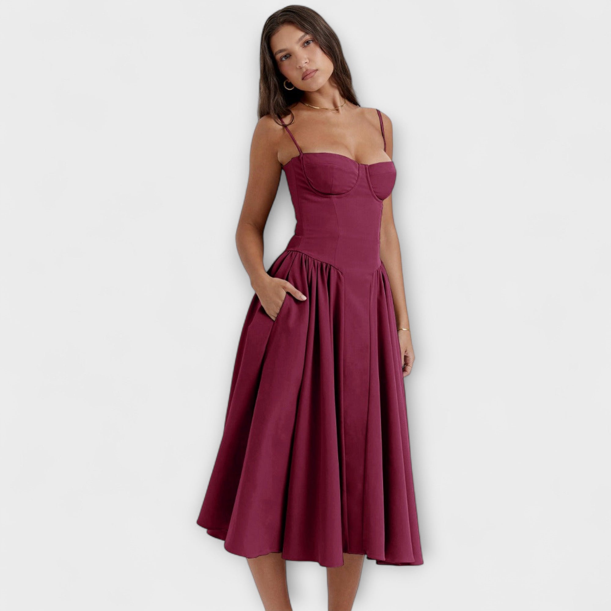 Rosalie - Vestido de Corset Sem Mangas