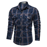Camisa de Homem Plaid Elegance