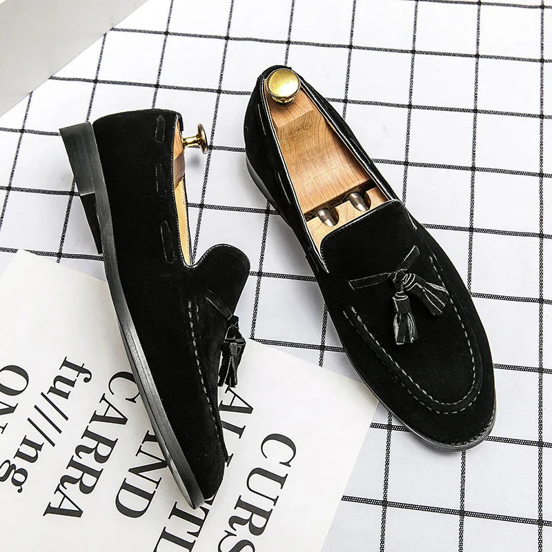 Mocassins de Camurça Michele Fabris com Franja