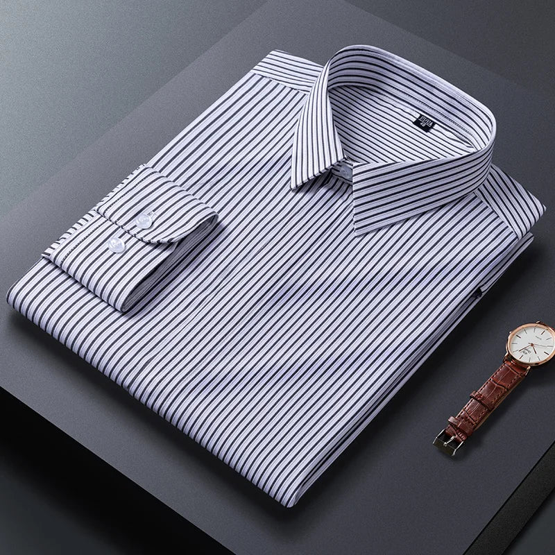 Camisa de Botão Listrada Personalizada Nicolas Colombel