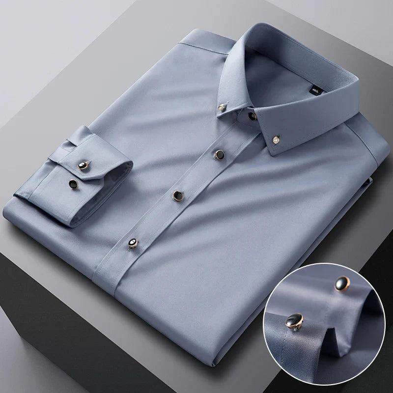 Camisa de Seda Premium Edmond Aman