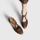 Delphine | Sandálias Planas Elegantes