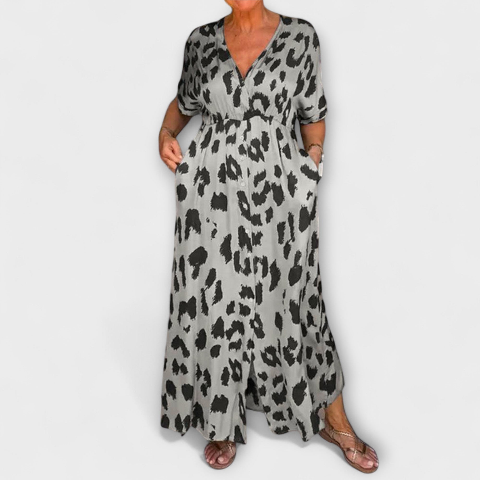 Sarahi - Vestido casual leve de verão para dias ensolarados