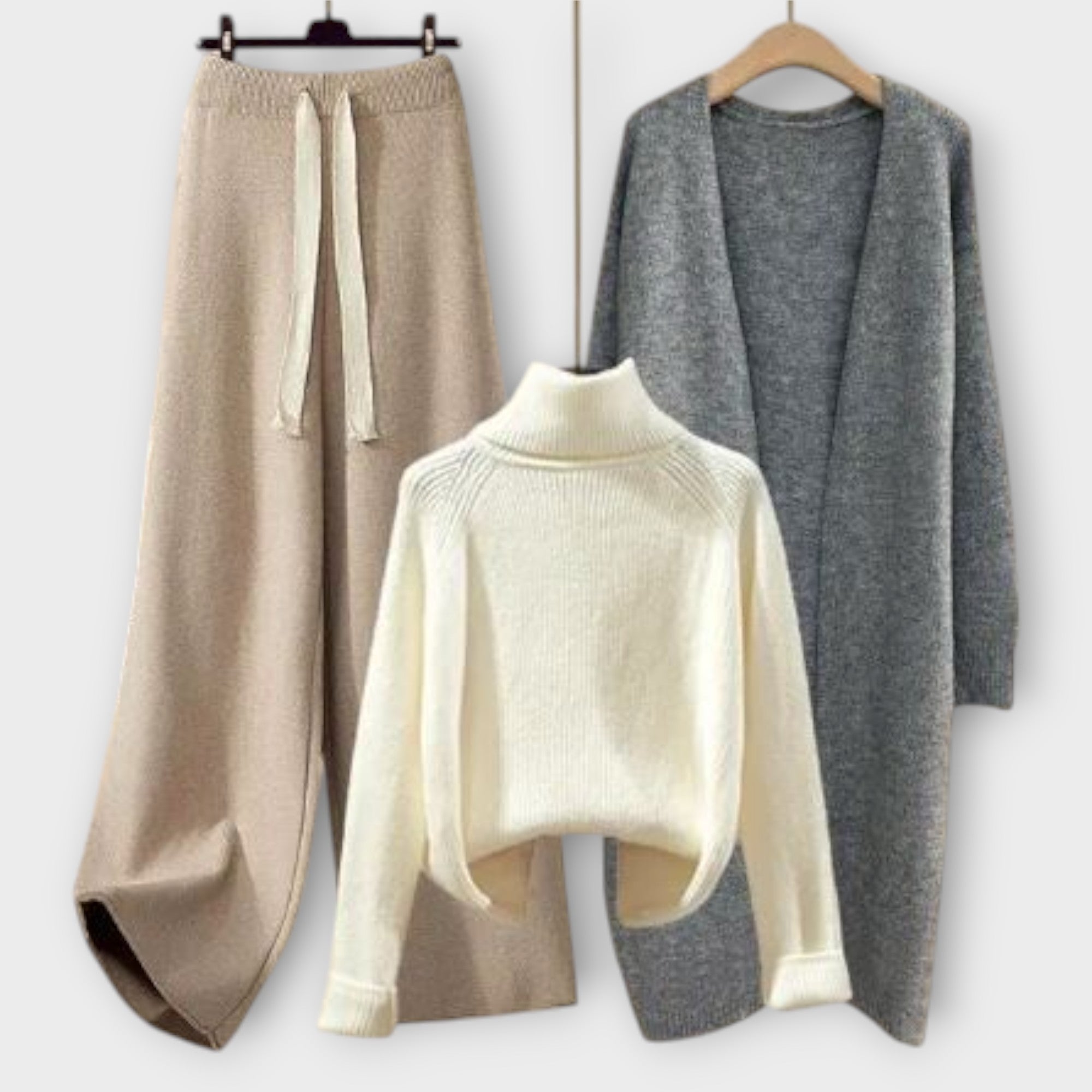 Casual Stijl - Conjunto de Três Peças
