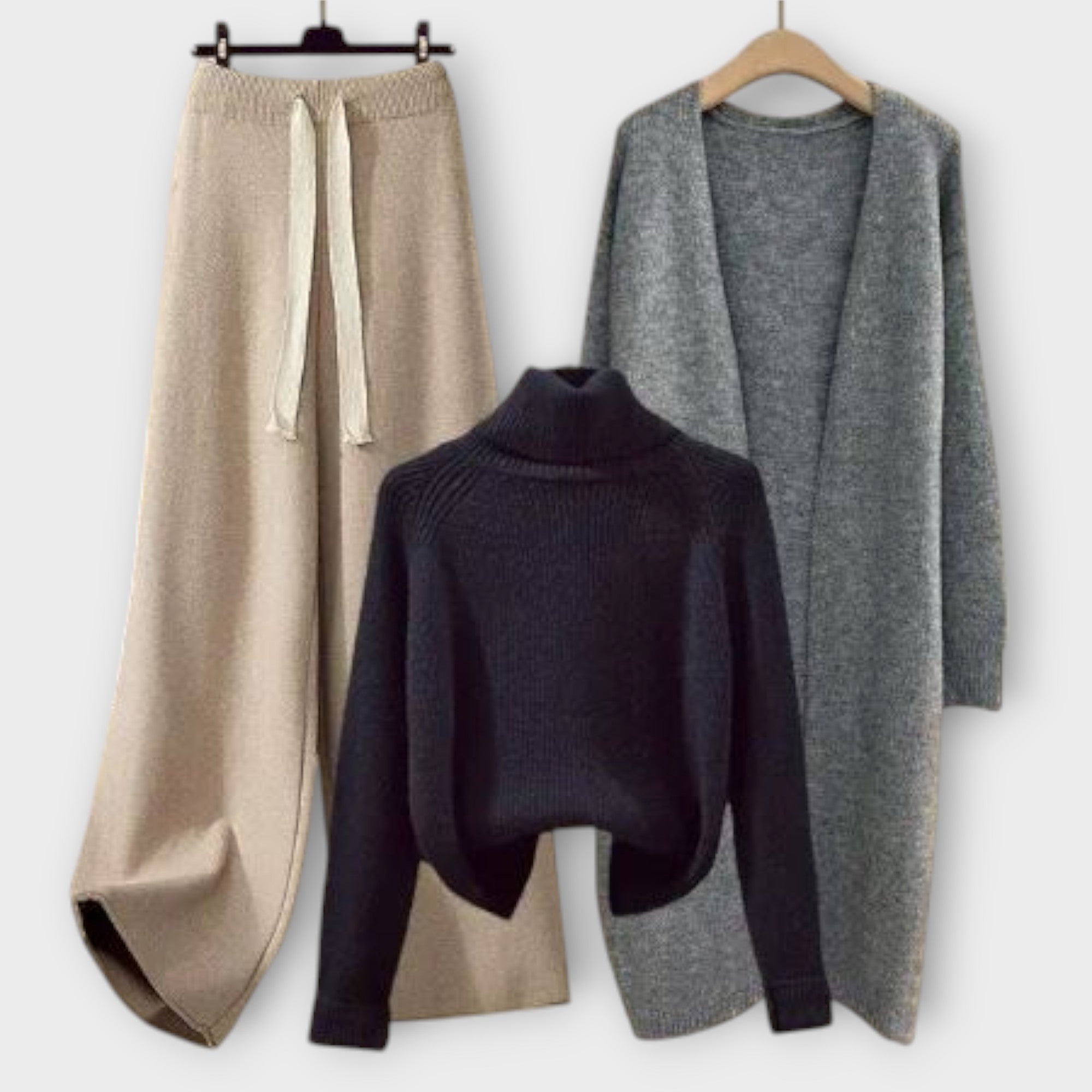 Casual Stijl - Conjunto de Três Peças