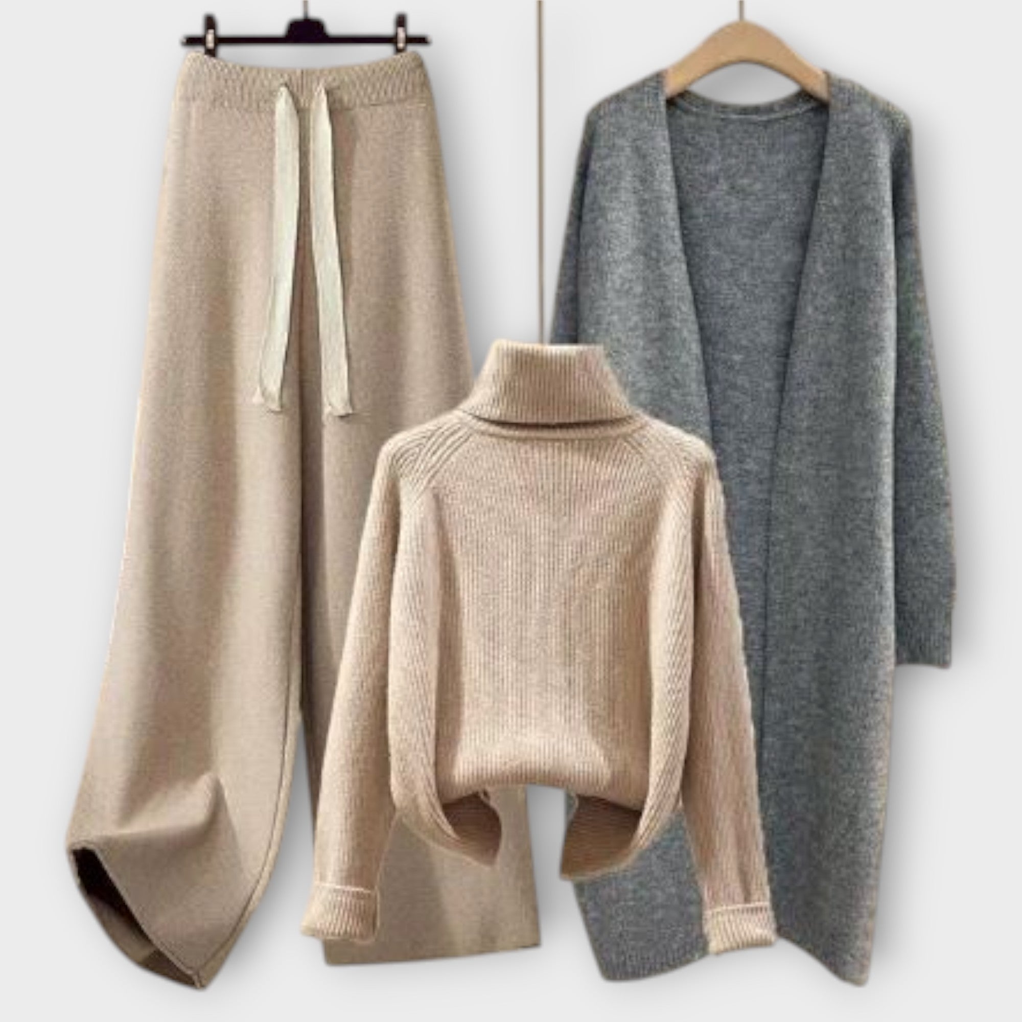 Casual Stijl - Conjunto de Três Peças