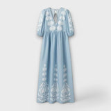 Vestido estampado para elegância sem esforço