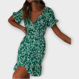 Vestido Boho Korte em Verde