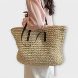 Eline - Bolsa de Palha Tecida