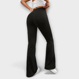 Calça larga com pernas largas