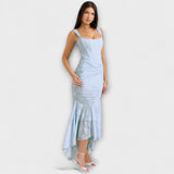 Renske - Vestido Longo com Corset Elegante e Refinado