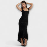 Renske - Vestido Longo com Corset Elegante e Refinado