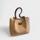 Eline - Bolsa de Ombro em Cordão Macio