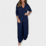 Conjunto feminino estiloso de 3 peças