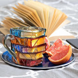 Caneca vitral ColorMug artística em vidro multicolor