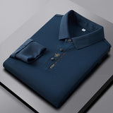 Polo de Seda Premium Barcciano de Manga Longa