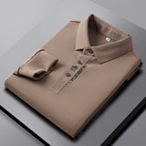 Polo de Seda Premium Barcciano de Manga Longa