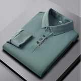 Polo de Seda Premium Barcciano de Manga Longa