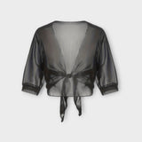 Blusa com frente aberta
