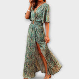 Dorothy - Vestido Maxi Boêmio V-hals