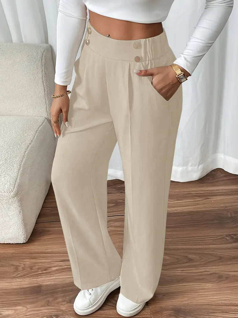 Calças elegantes Clara – conforto e estilo em cada detalhe