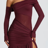 Vestido Maxi Ettalie - Verniz Cereja