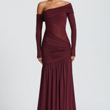 Vestido Maxi Ettalie - Verniz Cereja