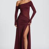 Vestido Maxi Ettalie - Verniz Cereja