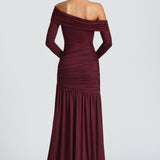 Vestido Maxi Ettalie - Verniz Cereja