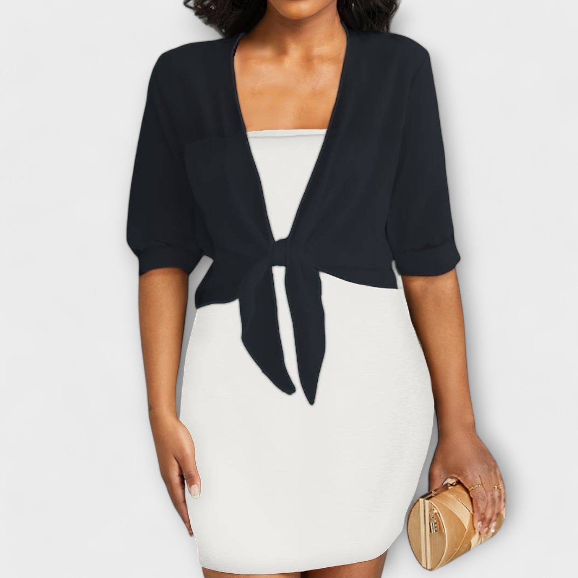 Blusa com frente aberta