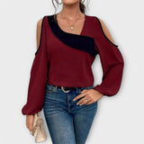 Blusa com decote quadrado