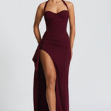 Vestido Maxi Genette - Verniz Cereja