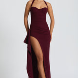Vestido Maxi Genette - Verniz Cereja