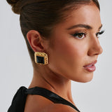 Brincos Kennedy - Preto/Dourado