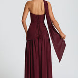 Vestido Maxi Maliyah - Verniz Cereja