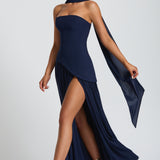 Vestido Maxi Maliyah - Marinho
