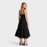 Kiana - Vestido Midi com Corpete